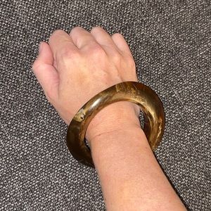 Chunky Brown Bangle